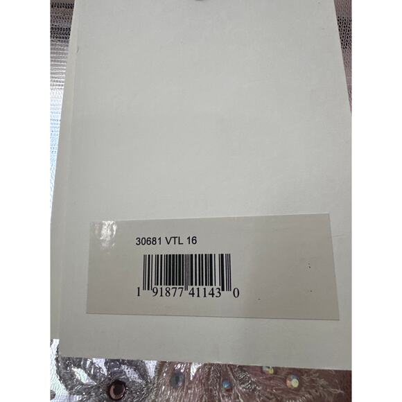 Mac Duggal 30681 Sheer Neckline Illusion Sleeve Dress in Lilac Size 16 NWT - Picture 6 of 12